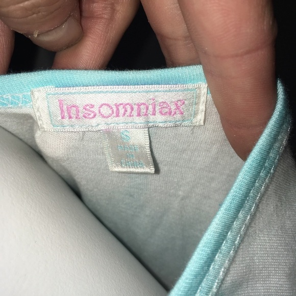 Isomiax Teal and white tie dye tank top - Picture 4 of 7